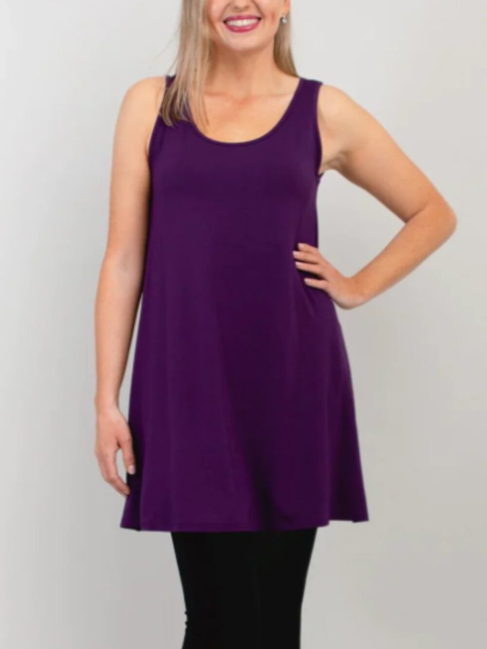 Blue Sky Spirit Dress (Purple, Bamboo)
